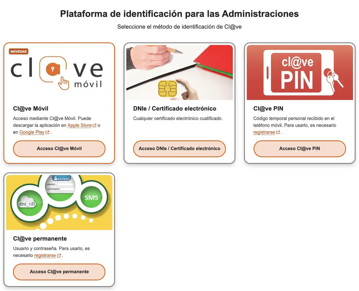 SES.HOSPEDAJES: Guía 2026 7 Plataforma de identificacion de la Administracion - Clave